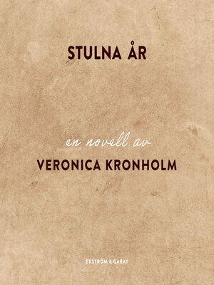 cover image of Stulna år